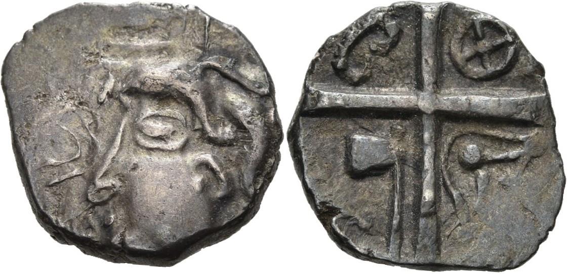 West-Kelten: Südgallische „monnaie à la croix“