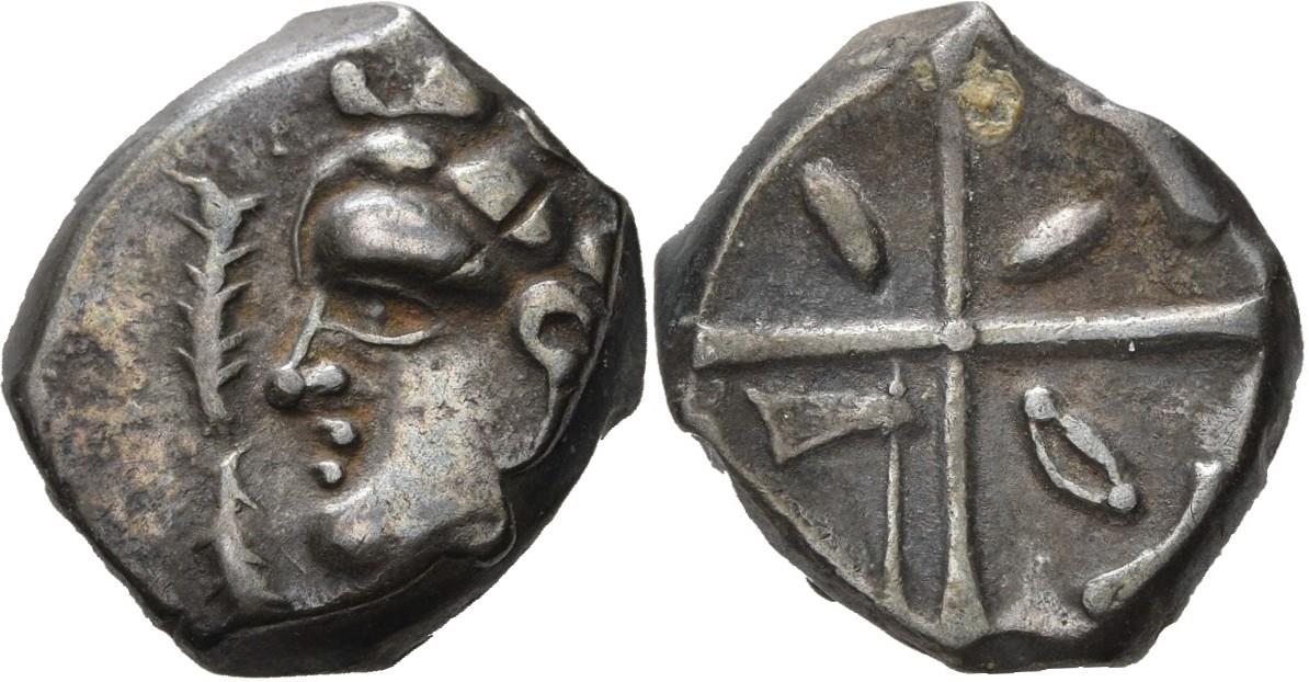 West-Kelten: Südgallische „monnaie à la croix“