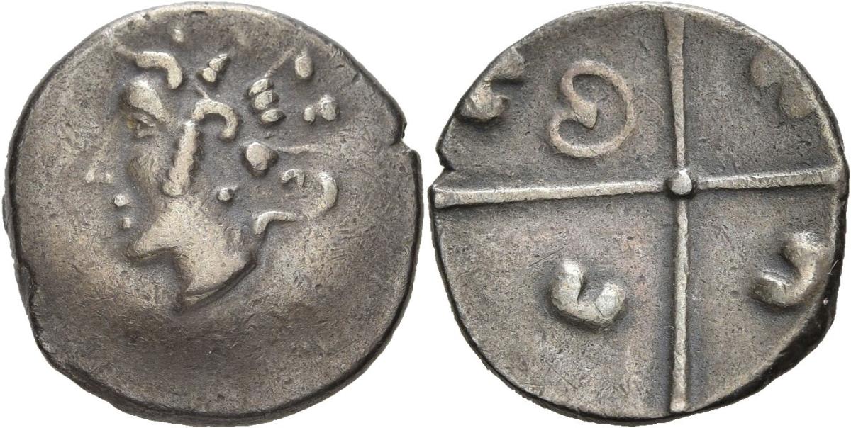 West-Kelten: Südgallische „monnaie à la croix“