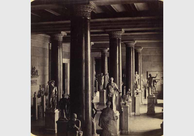 Aufstellung der Antikensammlung im Alten Museum, Nordsaal 5, Griechische Kunst des 4. Jahrhunderts