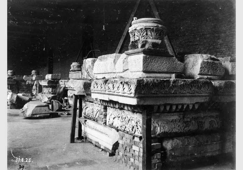 Aufbau des Markttores von Milet im Pergamonmuseum