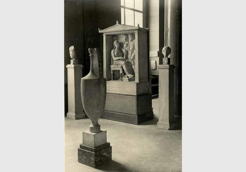 Aufstellung der Antikensammlung im Alten Museum, Nordsaal 5, Griechische Kunst des 4. Jahrhunderts