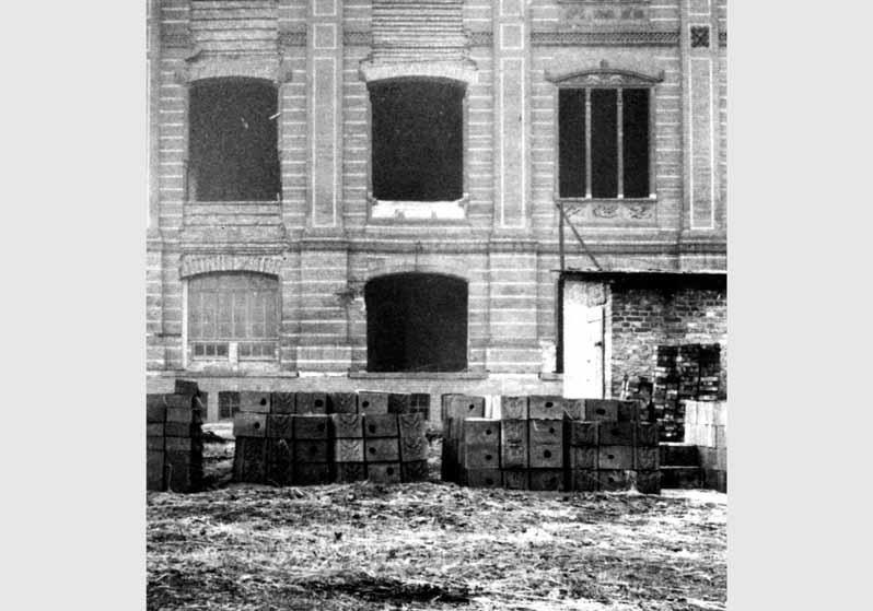 Blick auf die Fassade der Bauakademie