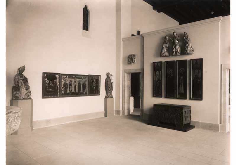 Aufstellung des Deutschen Museums im Pergamonmuseum, Raum 05, Saal der Altäre