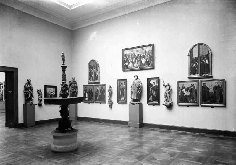 Aufstellung des Deutschen Museums im Pergamonmuseum, Raum 23, Brunnensaal