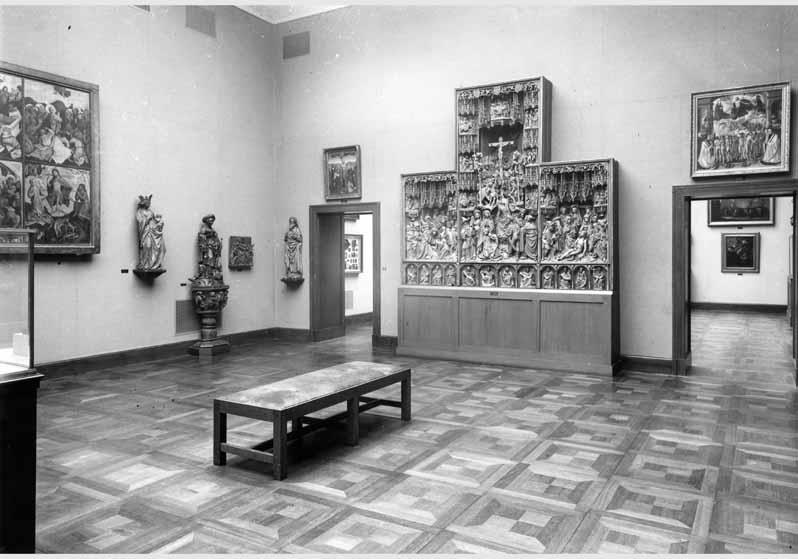 Aufstellung des Deutschen Museums im Pergamonmuseum, Raum 24, Niederrheinischer Saal