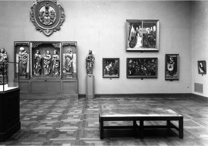 Aufstellung des Deutschen Museums im Pergamonmuseum, Raum 24, Niederrheinischer Saal