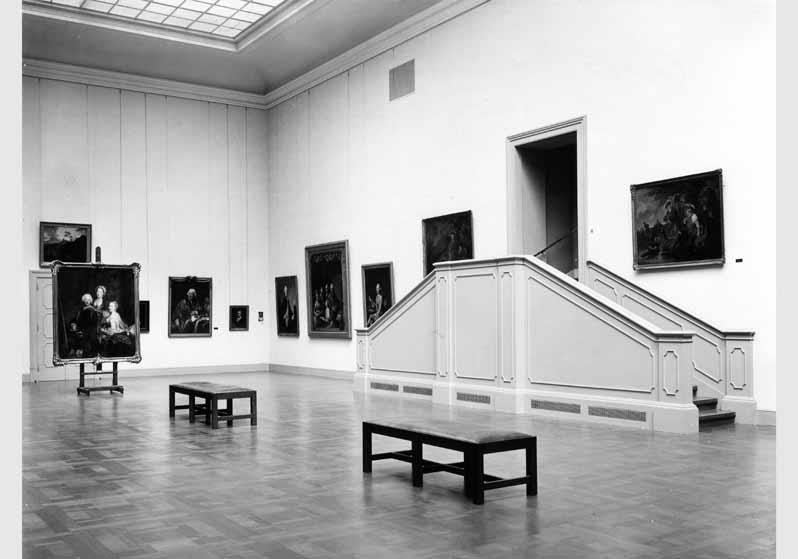 Aufstellung des Deutschen Museums im Pergamonmuseum, Raum 26, Saal des Mannheimer Altars