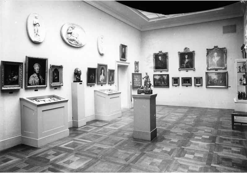 Aufstellung des Deutschen Museums im Pergamonmuseum, Raum 27, Saal des Merseburger Kabinetts