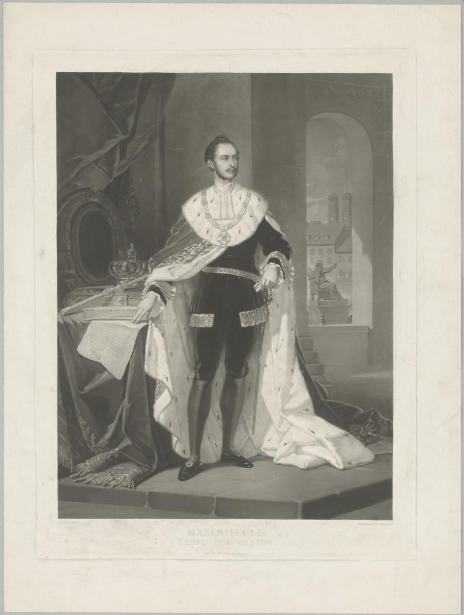 Porträt des Maximilian II., König von Bayern