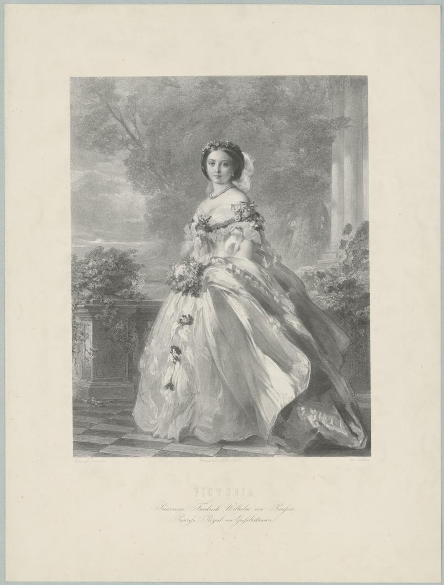Porträt der Victoria Princess Royal von Großbritannien, Prinzessin von Preußen, spätere Königin von Preußen und Kaiserin des Deutschen Reichs