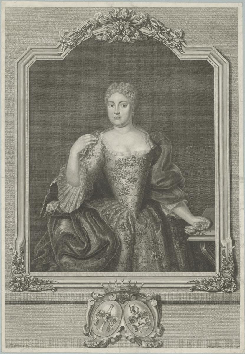 Porträt der Maria Catharina Harsdörfer, geborene Peller