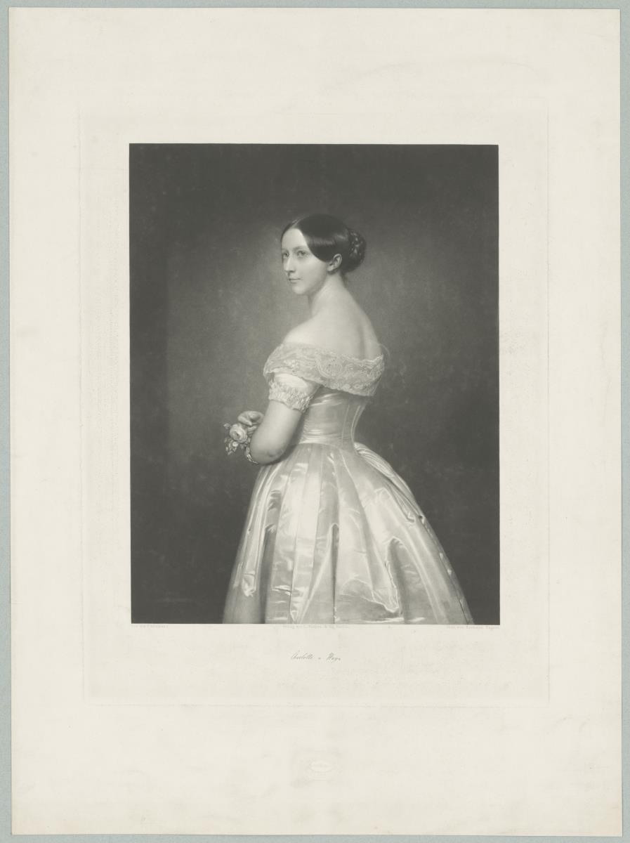 Porträt der Charlotte von Hagn