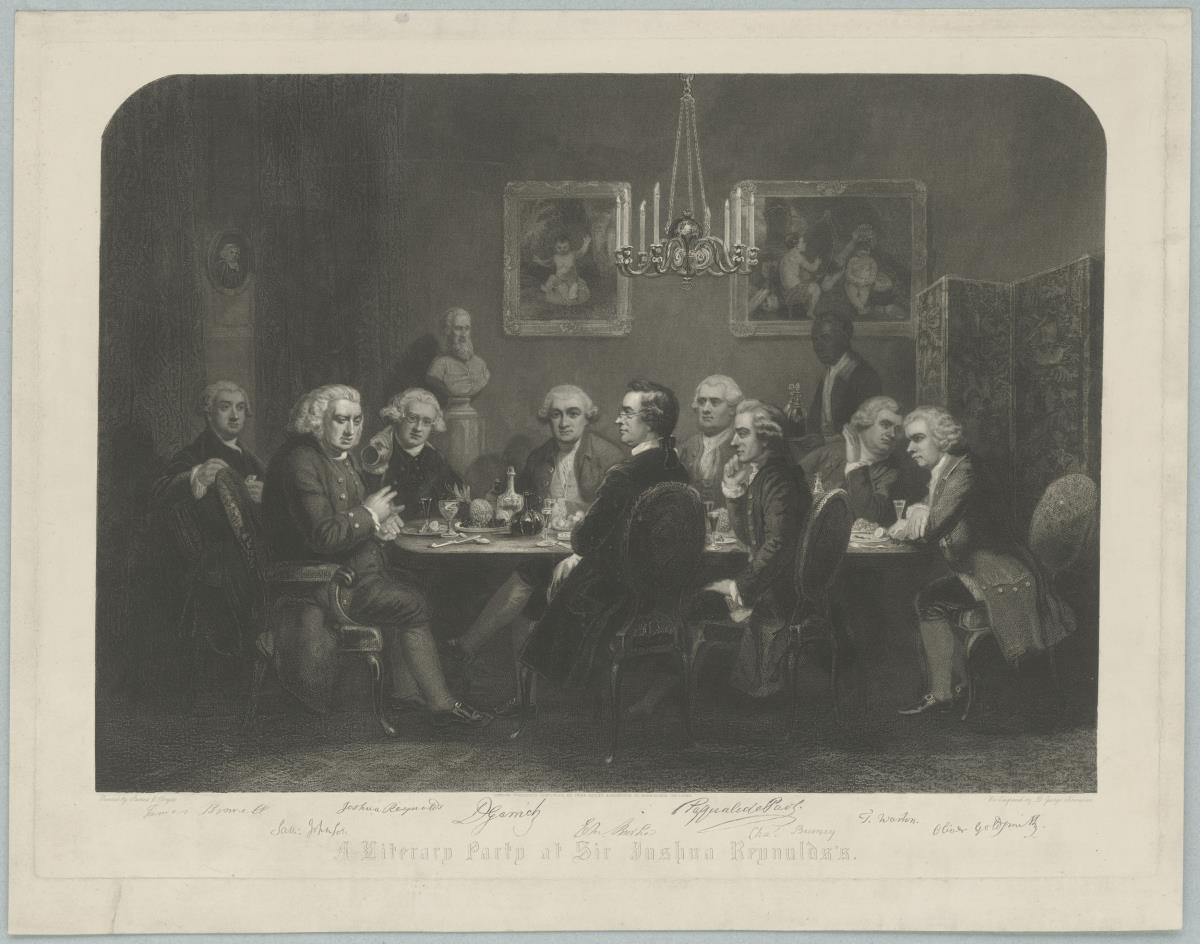 A Literary Party at Sir Joshua Reynolds’s