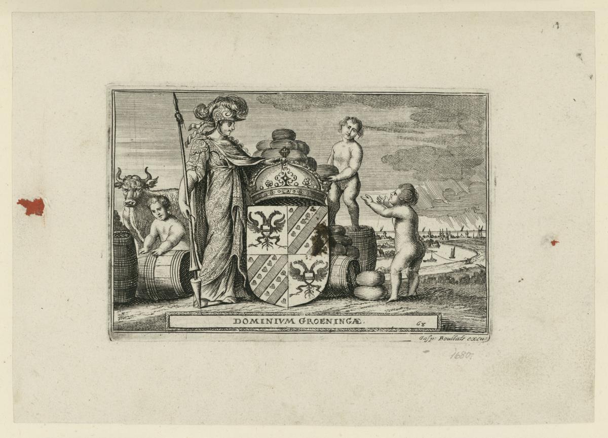 Allegorie Groningens (DOMINIVM GROENINGAE)