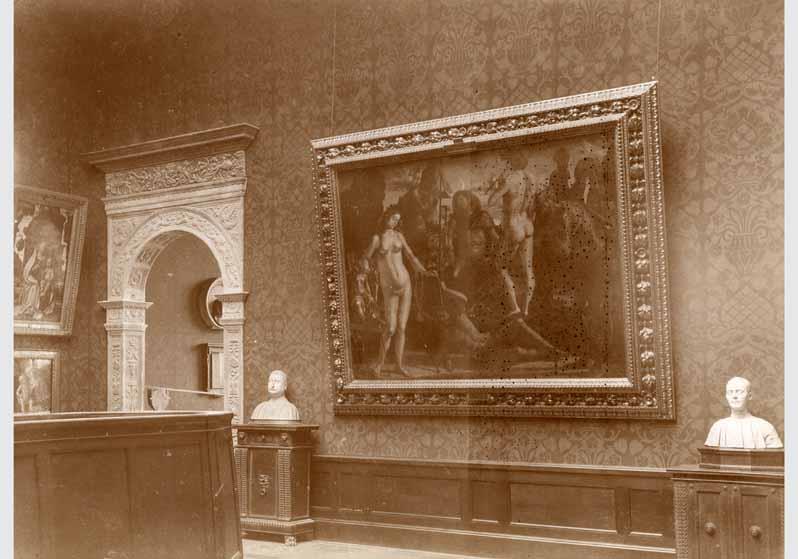 Aufstellung der Gemäldegalerie und der Skulpturensammlung im Kaiser-Friedrich-Museum, Raum 37, Umbrische und paduanische Gemälde des 15. Jhd.