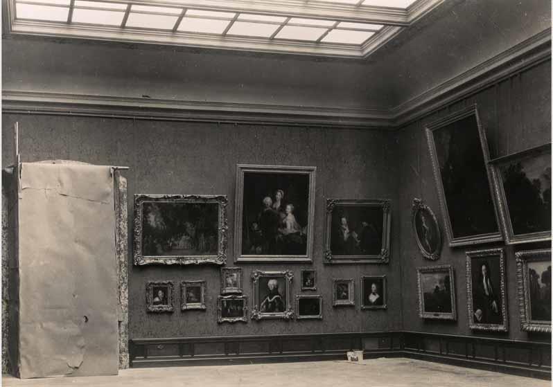 Aufstellung der Gemäldegalerie und der Skulpturensammlung im Kaiser-Friedrich-Museum, Raum 51, Französische und spanische Gemälde des 17. und 18. Jhd.