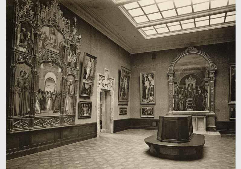 Aufstellung der Gemäldegalerie und der Skulpturensammlung im Kaiser-Friedrich-Museum, Raum 44, Venezianische Gemälde des 15. Jhd.