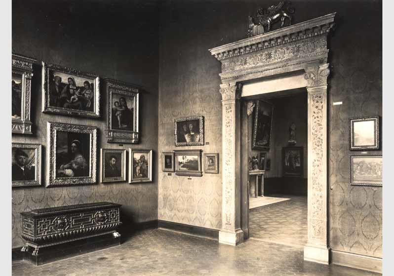 Aufstellung der Gemäldegalerie und der Skulpturensammlung im Kaiser-Friedrich-Museum, Raum 43, Venezianische Gemälde des 15. und 16. Jhd.