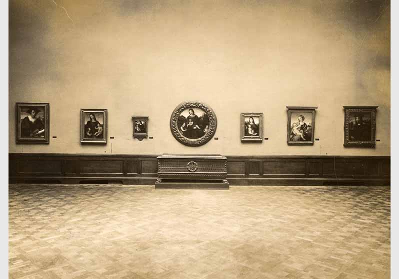 Aufstellung der Gemäldegalerie im Kaiser-Friedrich-Museum, Raum 38, Italienische Gemälde des 16. Jhd.