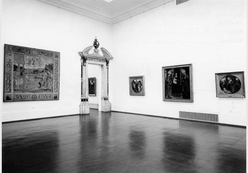 Aufstellung der Gemäldegalerie im Bode-Museum, Raum 47, Sonderausstellung "Italienische Malerei - 13.-18. Jahrhundert"