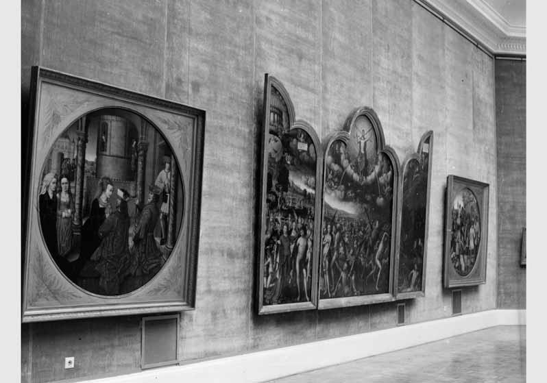 Aufstellung der Gemäldegalerie im Bode-Museum, Raum 43, Niederländische Malerei des 15. und 16. Jhd.