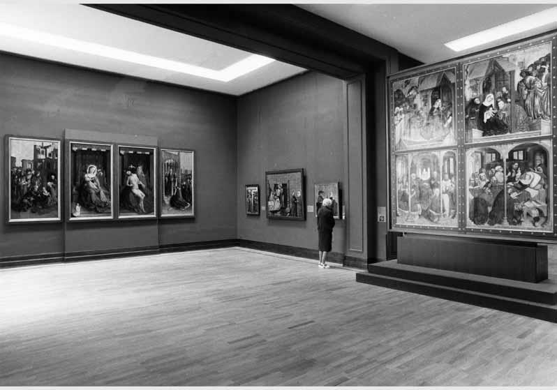 Aufstellung der Gemäldegalerie im Bruno-Paul-Bau in Berlin-Dahlem, Multscher-Halle