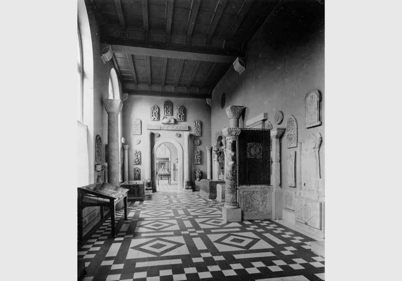 Aufstellung der Gemäldegalerie und der Skulpturensammlung im Kaiser-Friedrich-Museum, Raum 06, Frühchristlich-Byzantinische Kunst, Blick in Raum 8