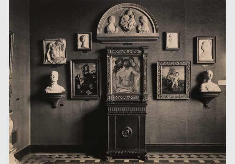 Aufstellung der Gemäldegalerie und der Skulpturensammlung im Kaiser-Friedrich-Museum, Raum 42, Venezianische Gemälde und Bildwerke des 15. und 16. Jh.