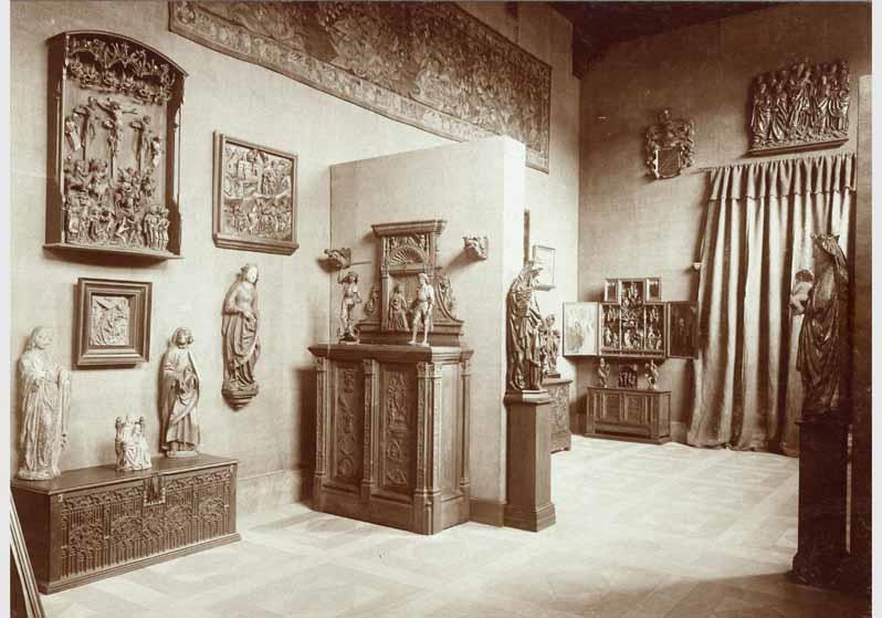 Aufstellung der Gemäldegalerie und der Skulpturensammlung im Kaiser-Friedrich-Museum, Raum 25, Sammlung James Simon