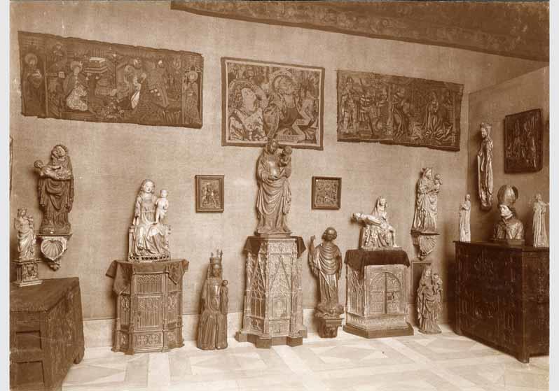 Aufstellung der Gemäldegalerie und der Skulpturensammlung im Kaiser-Friedrich-Museum, Raum 25, Sammlung James Simon