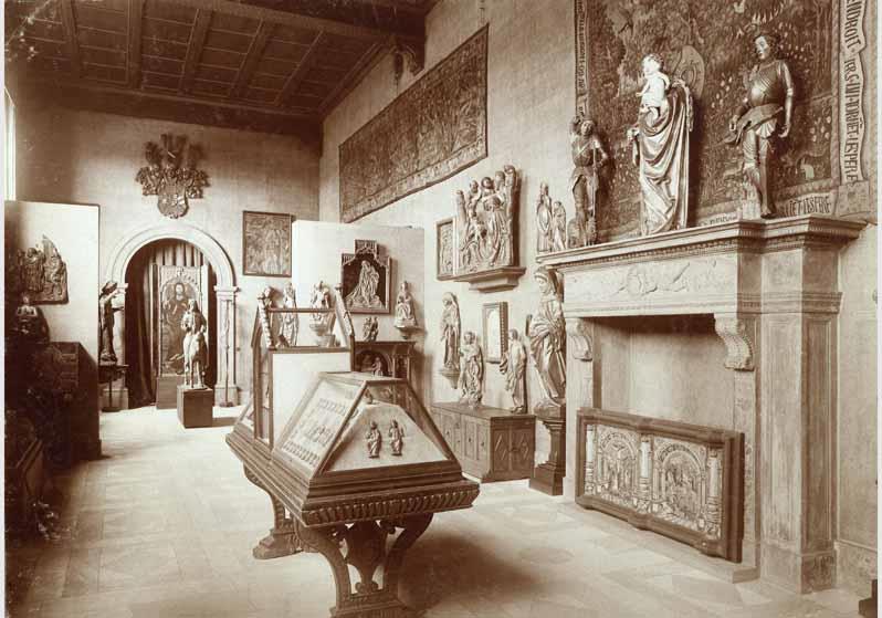 Aufstellung der Gemäldegalerie und der Skulpturensammlung im Kaiser-Friedrich-Museum, Raum 25, Sammlung James Simon