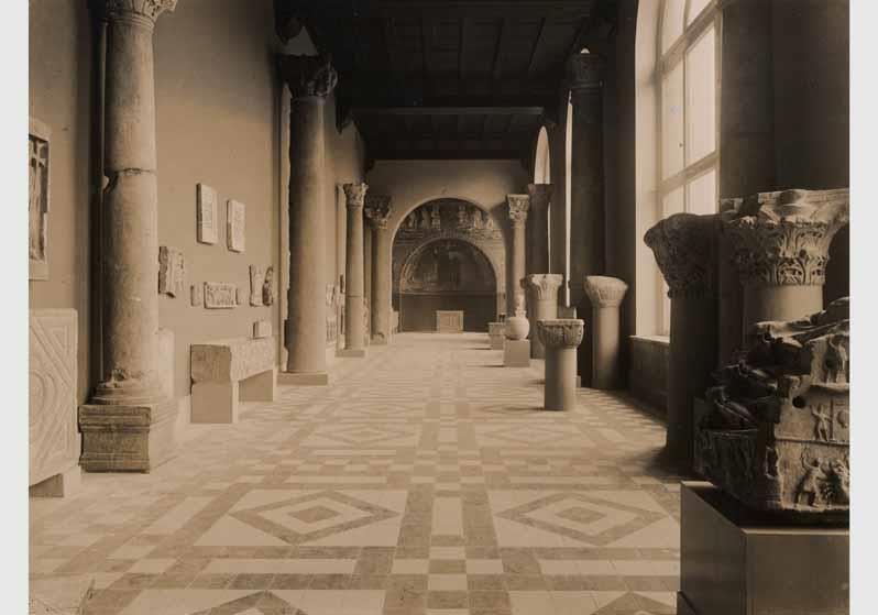 Aufstellung der Skulpturensammlung im Kaiser-Friedrich-Museum, Raum 06, Blick in Raum 7, Byzantinische Kunst