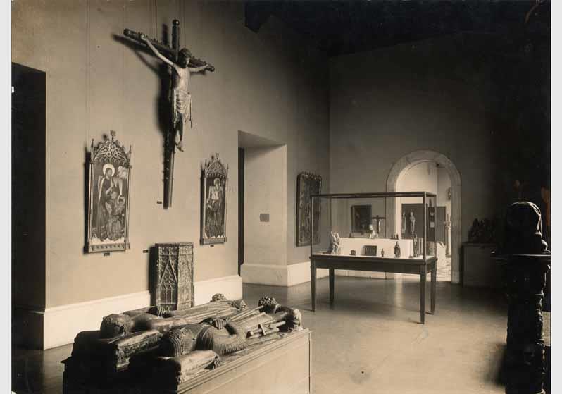 Aufstellung der Skulpturensammlung im Kaiser-Friedrich-Museum, Raum 12, Spanische Werke