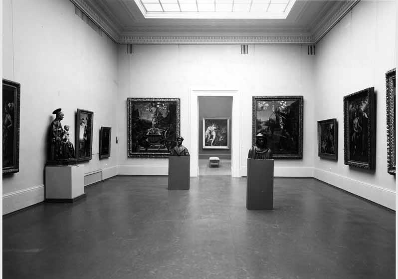 Aufstellung der Gemäldegalerie und der Skulpturensammlung im Bode-Museum, Raum 41, Italienische Gemälde und Bildwerke des 16. Jhd.