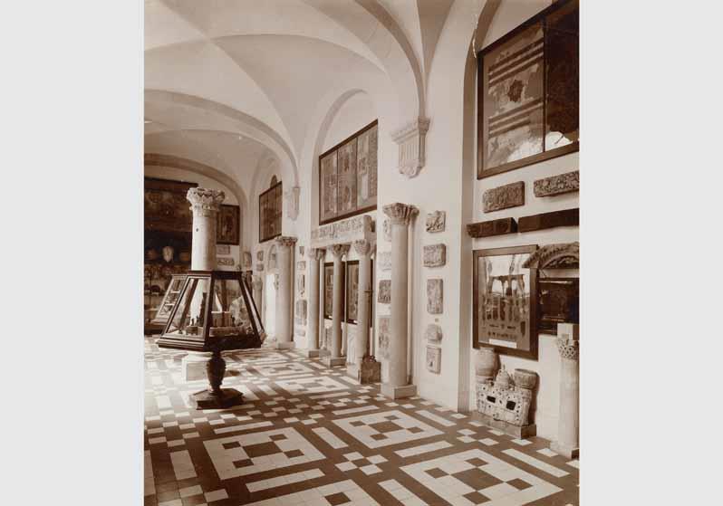 Aufstellung der Gemäldegalerie und der Skulpturensammlung im Kaiser-Friedrich-Museum, Raum 05, Frühchristlich-Byzantinische Kunst