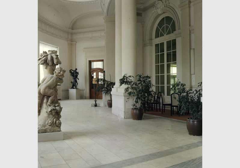 Blick in das Café im Bode-Museum