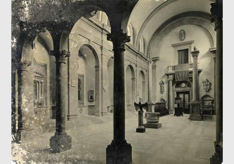 Blick in die Basilika des Kaiser-Friedrich-Museums