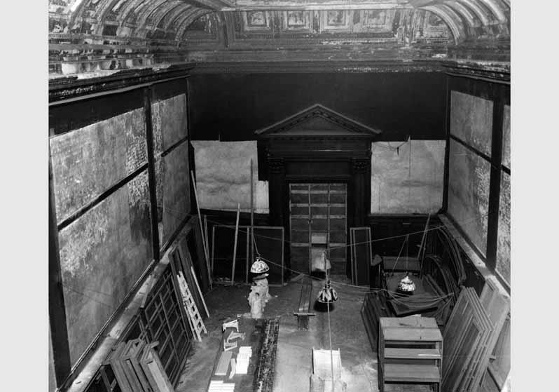 Blick in den Gobelin-Saal im Kaiser-Friedrich-Museum