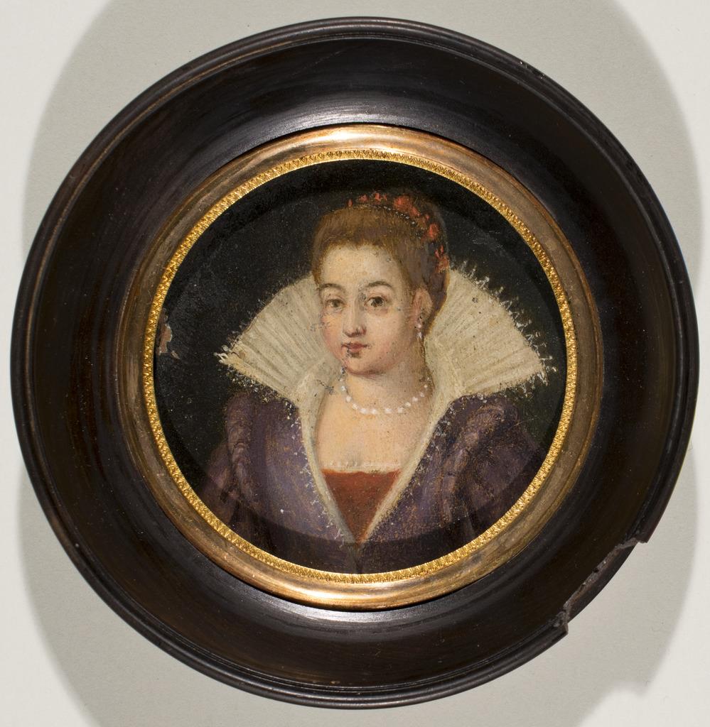 Porträt  einer Frau mit Medici-Kragen