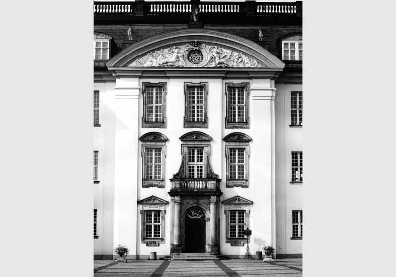 Blick auf das Kunstgewerbemuseum im Schloss Köpenick