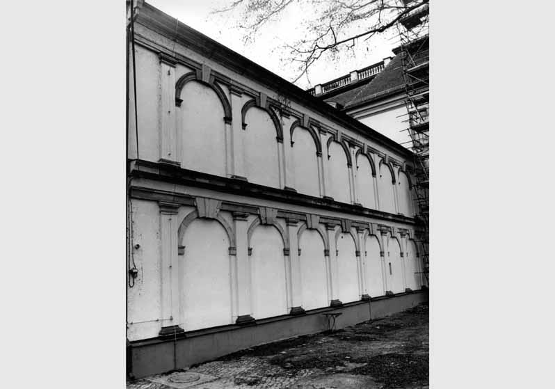 Blick auf die Fassade des Kunstgewerbemuseums im Schloss Köpenick