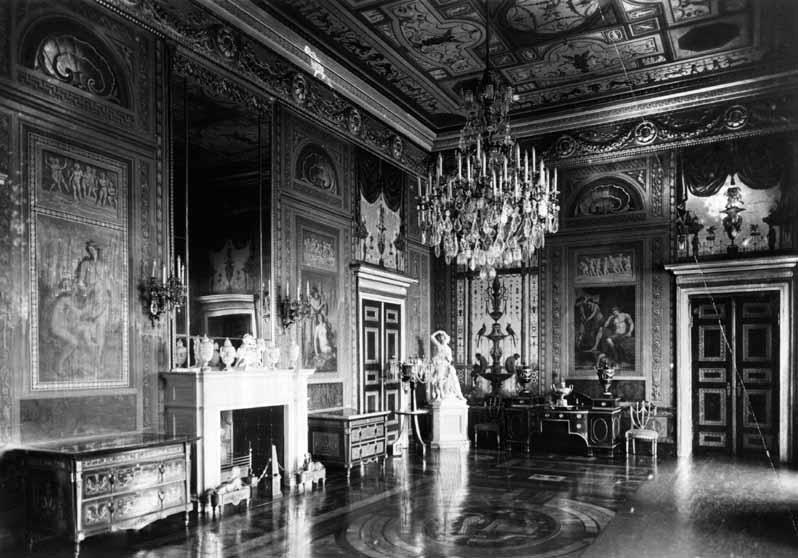Aufstellung des Kunstgewerbemuseums im Berliner Stadtschloss, Raum 60, Speisesaal von Erdmannsdorf
