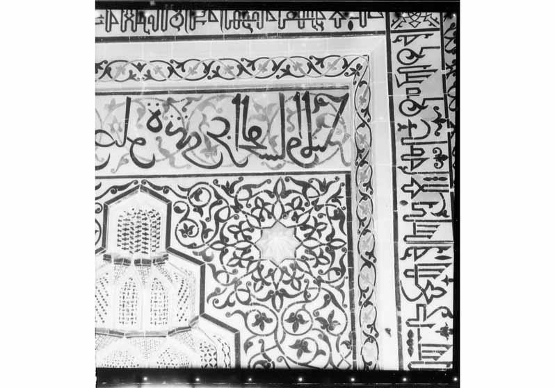 Aufstellung des Museums für Islamische Kunst im Pergamonmuseum, Detailaufnahme der Gebetsnische im Seldschuken-Saal (Raum 13)