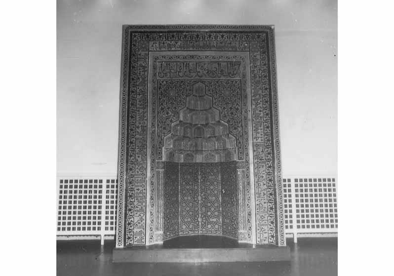 Aufstellung des Museums für Islamische Kunst im Pergamonmuseum, Gebetsnische im Seldschuken-Saal (Raum 13)