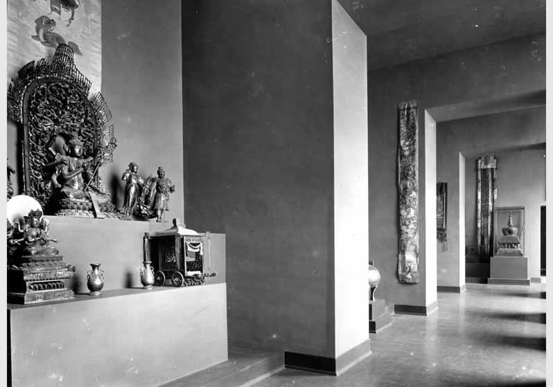 Aufstellung der Ostasiatischen Kunstsammlung in der Prinz-Albrecht-Straße, China-Ausstellung