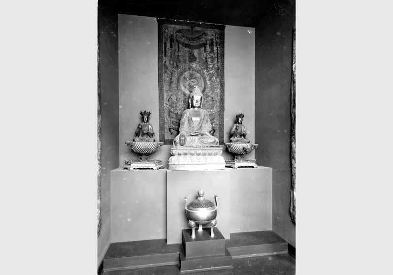 Aufstellung der Ostasiatischen Kunstsammlung in der Prinz-Albrecht-Straße, Chinesischer Buddhismus