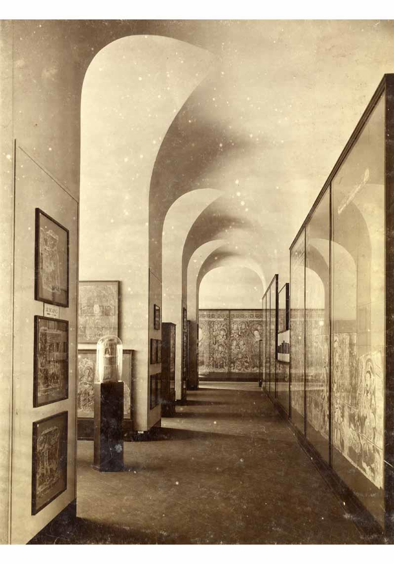 Blick in die Ausstellung des Museums für Völkerkunde, Turfan- und Gandharasammlung, Raum X "Jüngere türkische Epoche 750-1000 n. Chr."