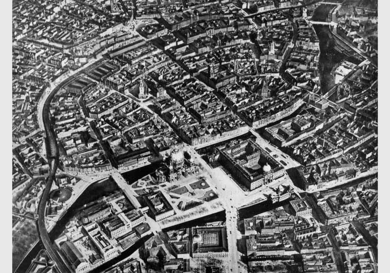 Luftbildaufnahme von Berlin-Mitte