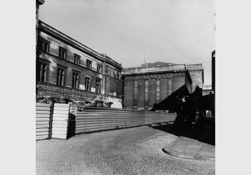 Bauarbeiten am Neuen Museum